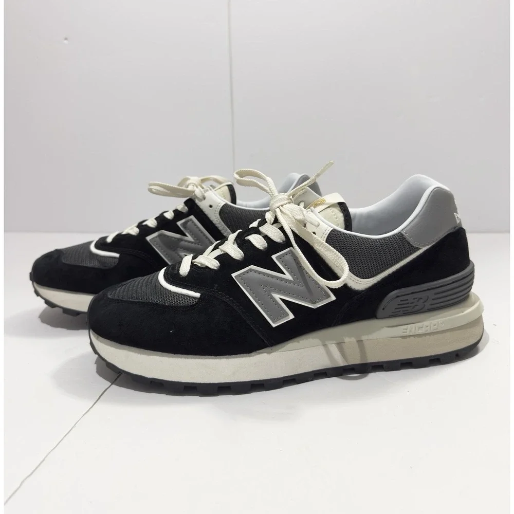 New Balance Men's 574 Legacy Black Marblehead Sneakers Shoes Size 9 Streetwear